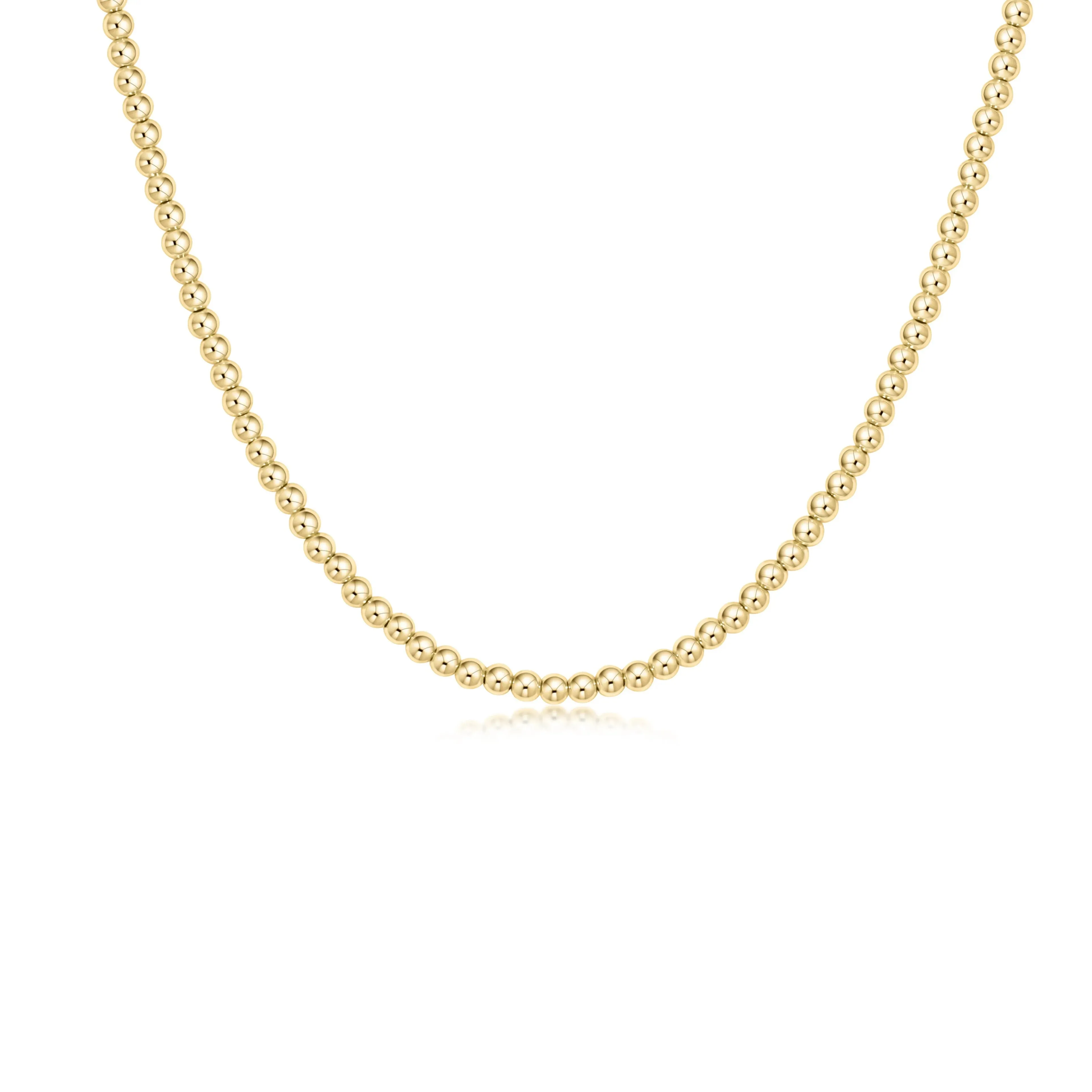 15” Choker Classic Gold 3mm Bead