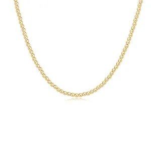 15" Choker Classic Gold Necklace - 2.5mm