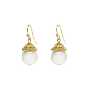 1928 Jewelry Petite Faux Pearl Drop Earrings