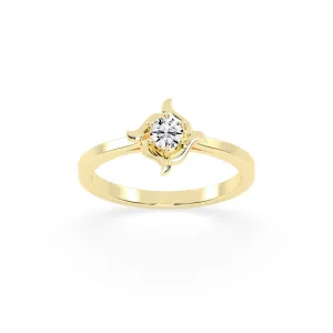 20 Cents Celestial Diamond Gold Ring