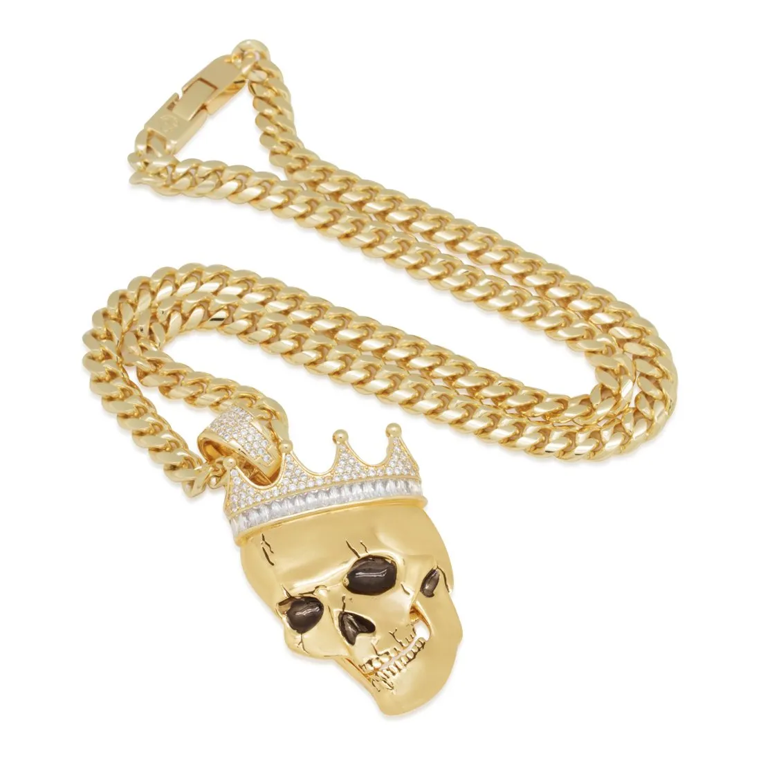 3D Boss Skull King Necklace