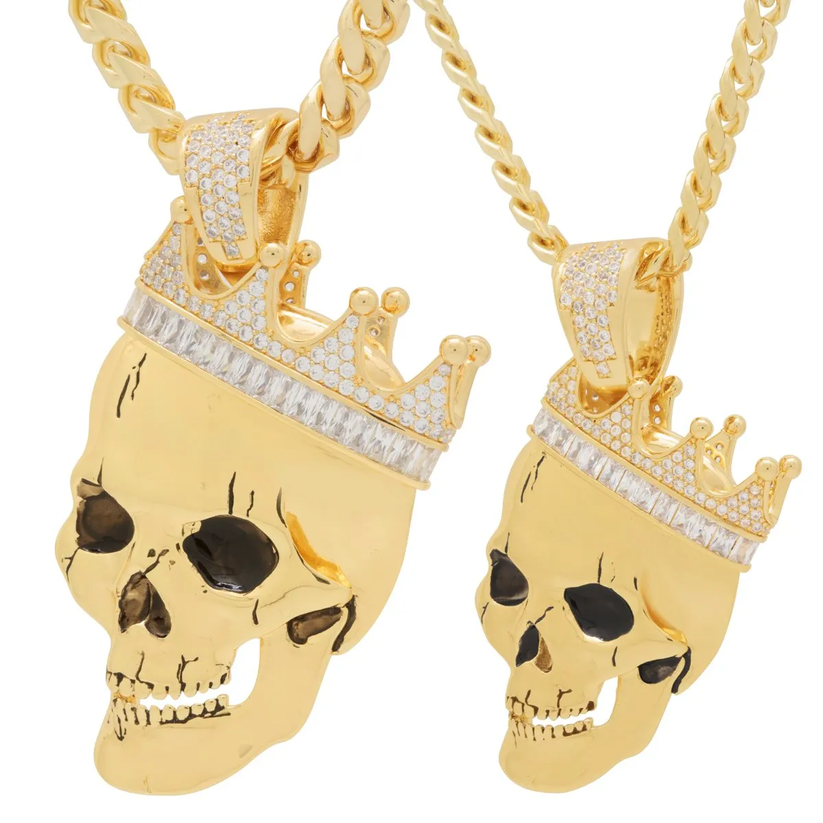 3D Boss Skull King Necklace