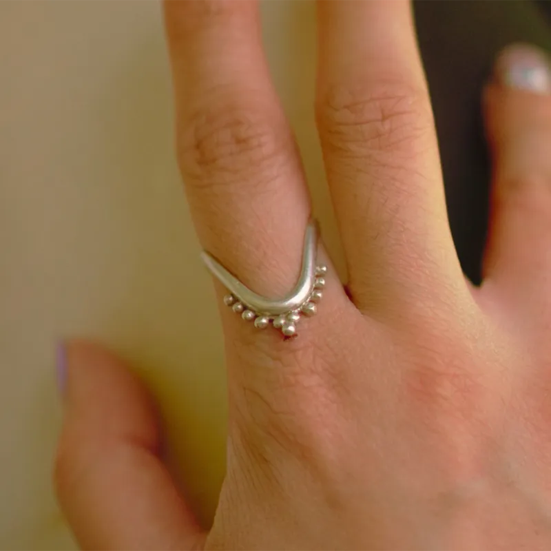 92.5 Silver Rings for Women | Droplet