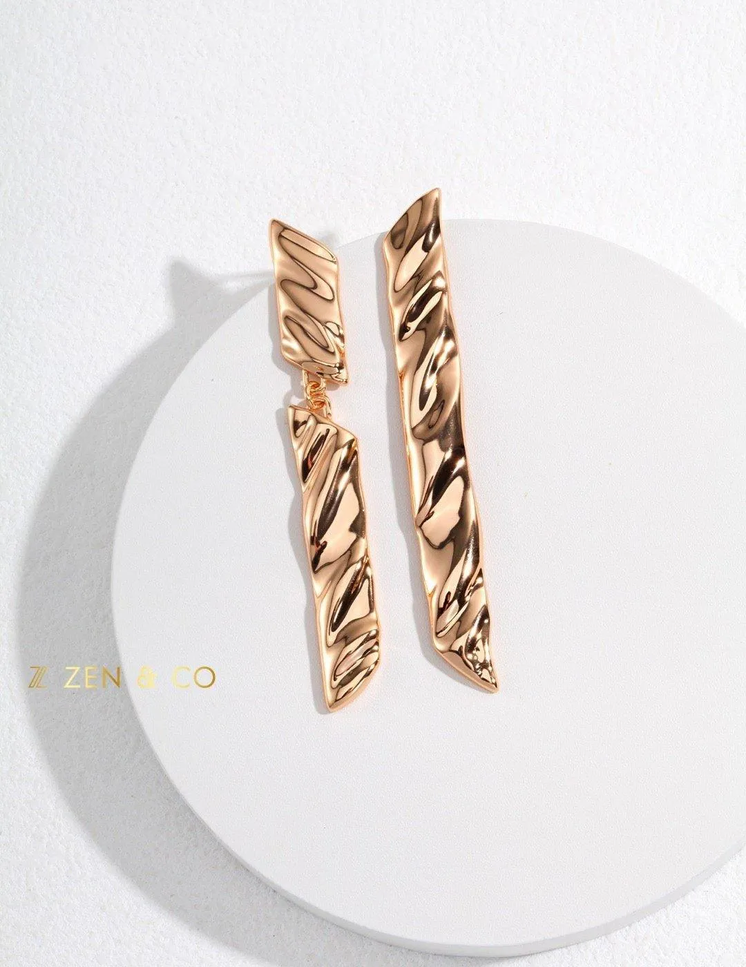 ABBY Asymmetric dangle earrings