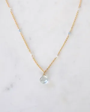 Aquamarine Bohemian Necklace