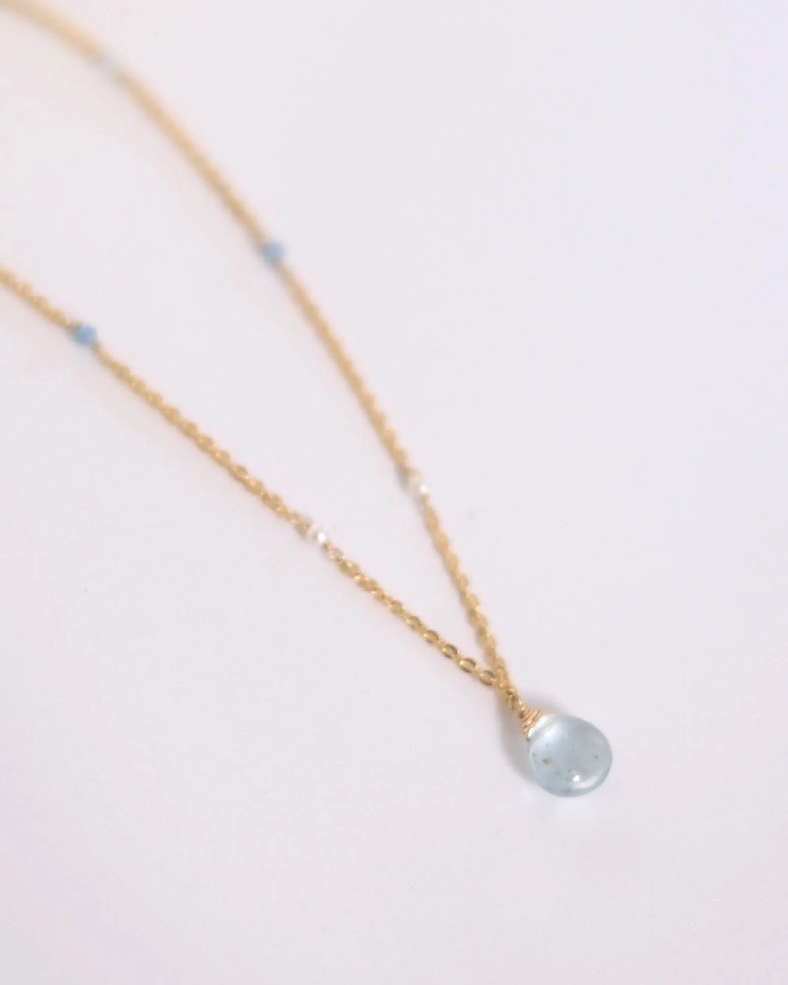 Aquamarine Bohemian Necklace