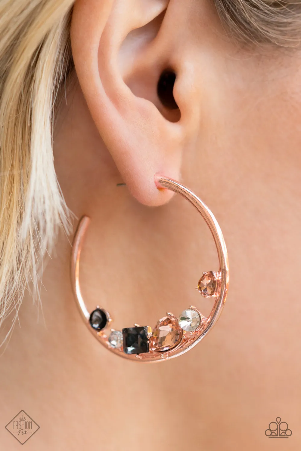 Attractive Allure - Rose Gold Earring