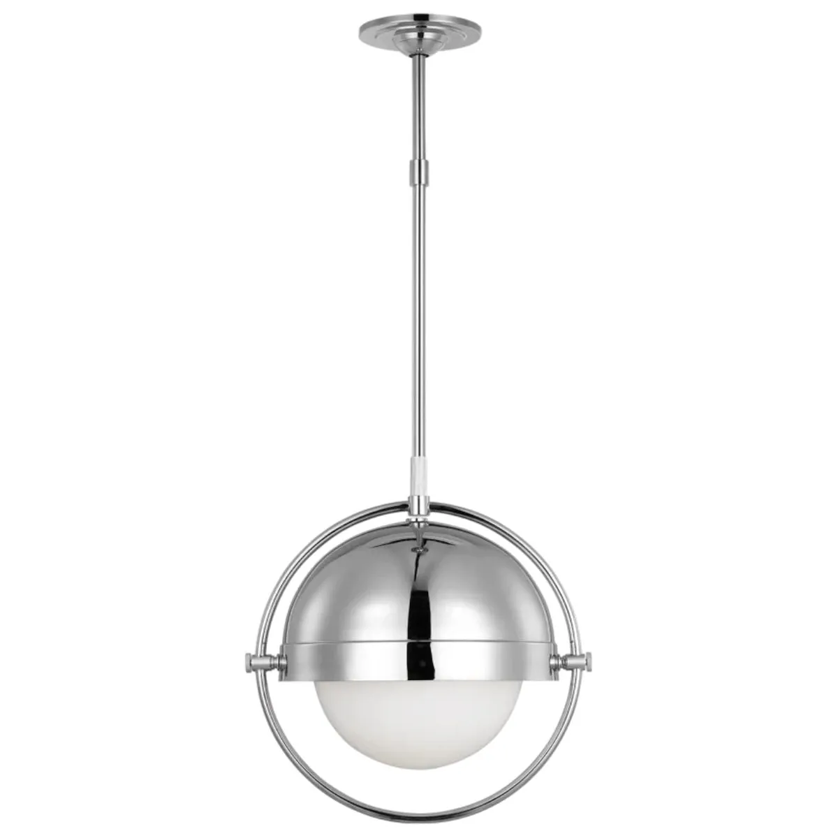 Bacall 16 in. Pendant Light Polished Nickel Finish