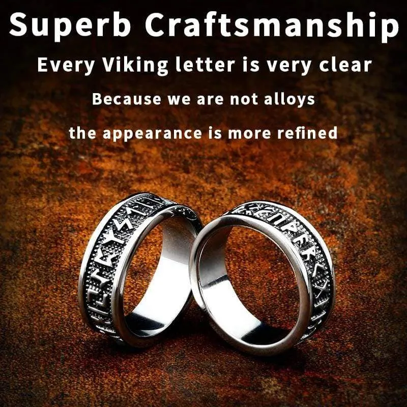 Beier 316L Stainless Steel nose viking Amulet rune words Odin 's Symbol for men scandinavian wholesale ring jewelry BR8-595