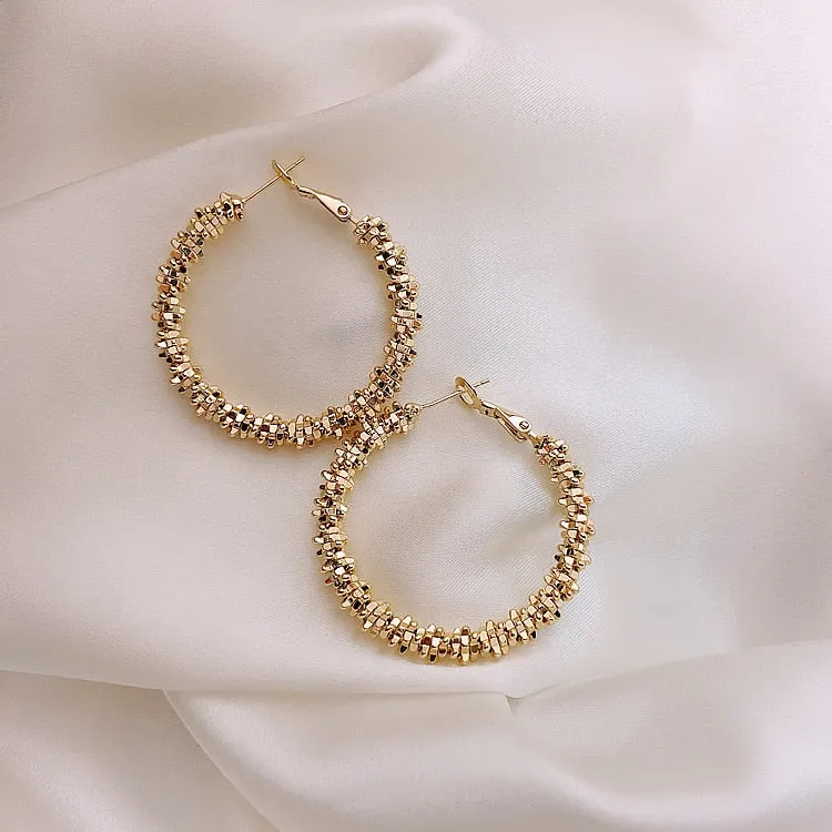 Bold Oversized Circular Earrings