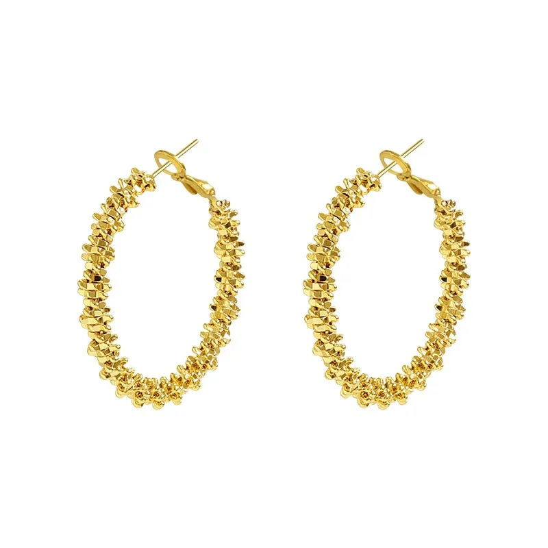 Bold Oversized Circular Earrings