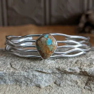 Boulder Turquoise Cuff by Angela Martin SWSG-BRC-0016