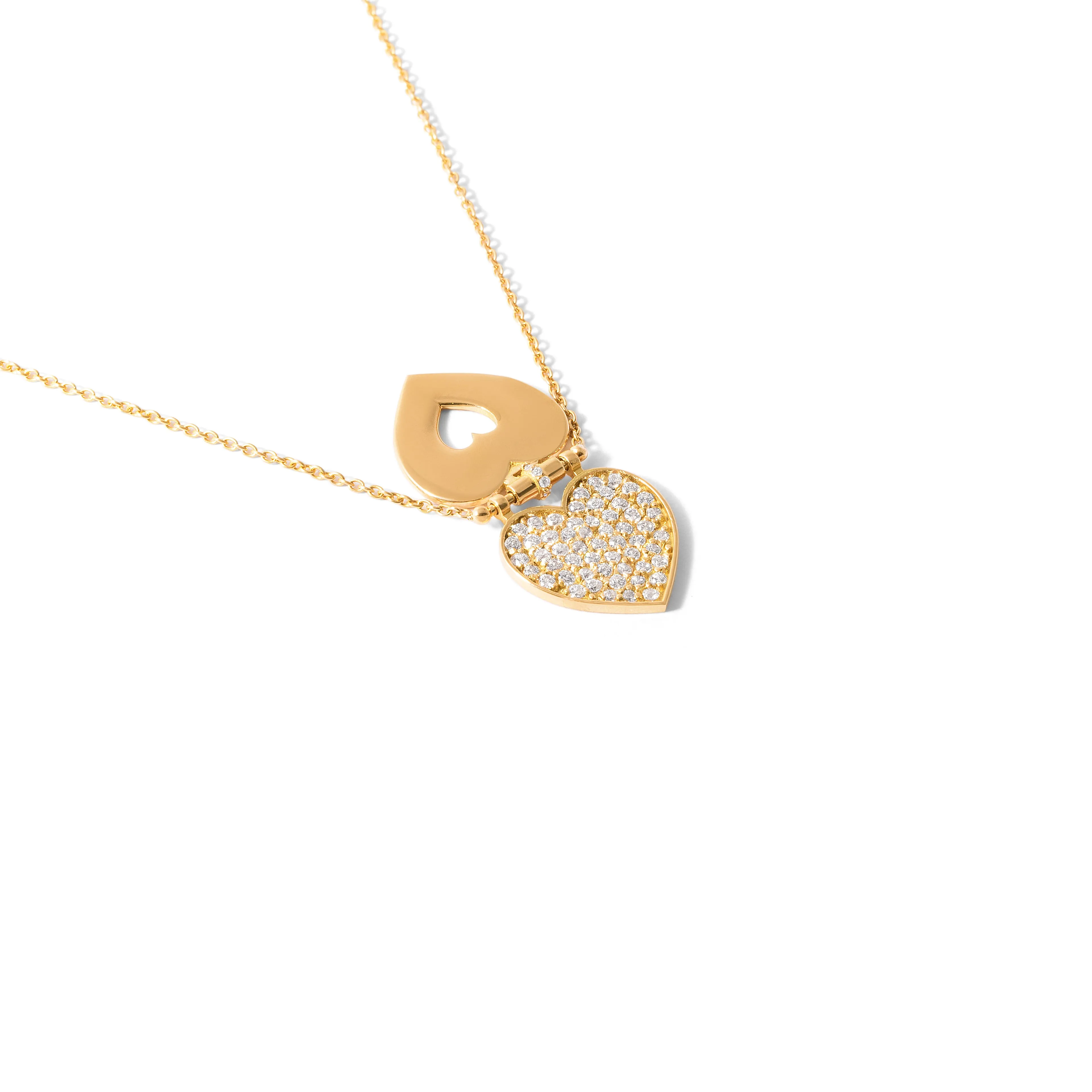 Brilliant Love Enamel Necklace