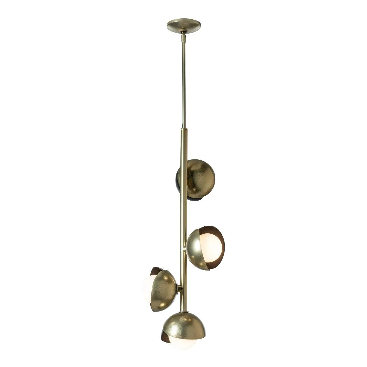 Brooklyn 12 in. 4 lights Pendant Light Brass finish