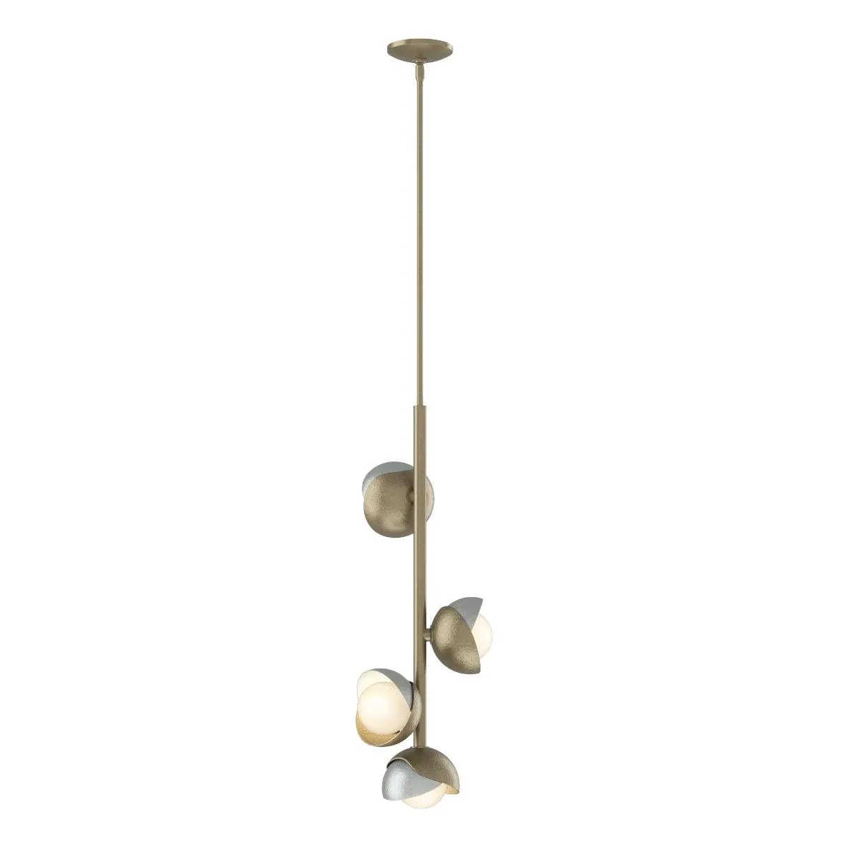 Brooklyn 12 in. 4 lights Pendant Light Gold finish