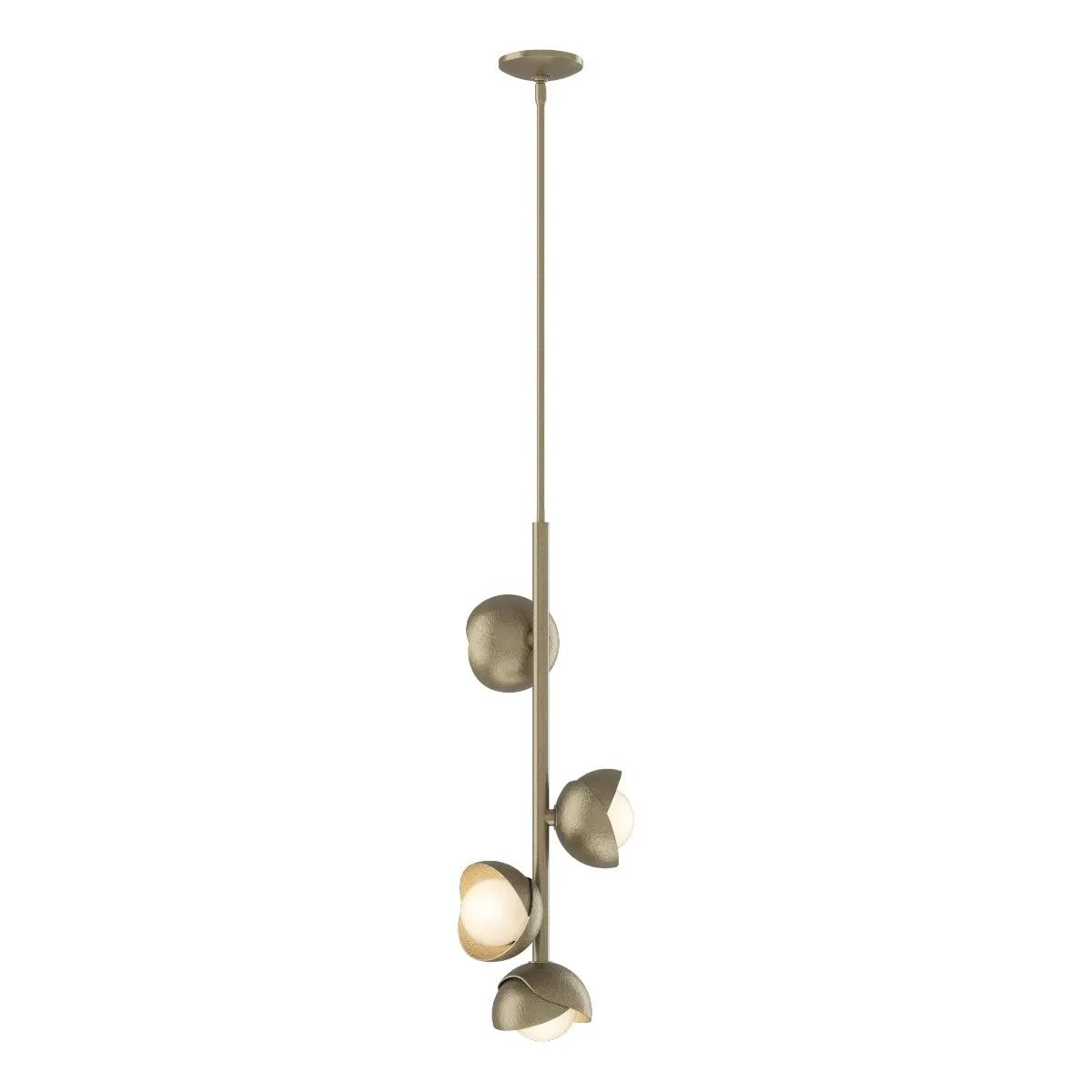 Brooklyn 12 in. 4 lights Pendant Light Gold finish