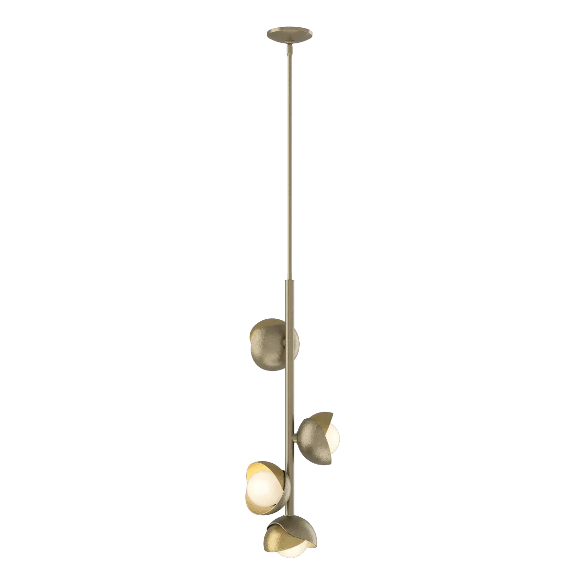 Brooklyn 12 in. 4 lights Pendant Light Gold finish