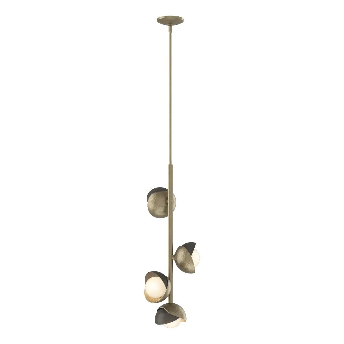 Brooklyn 12 in. 4 lights Pendant Light Gold finish