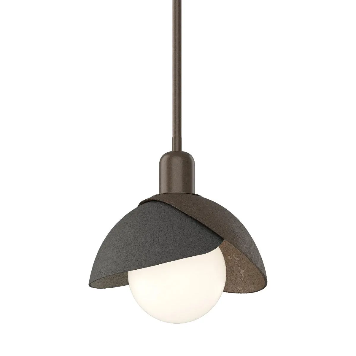 Brooklyn 9 in. Pendant Light Bronze Finish