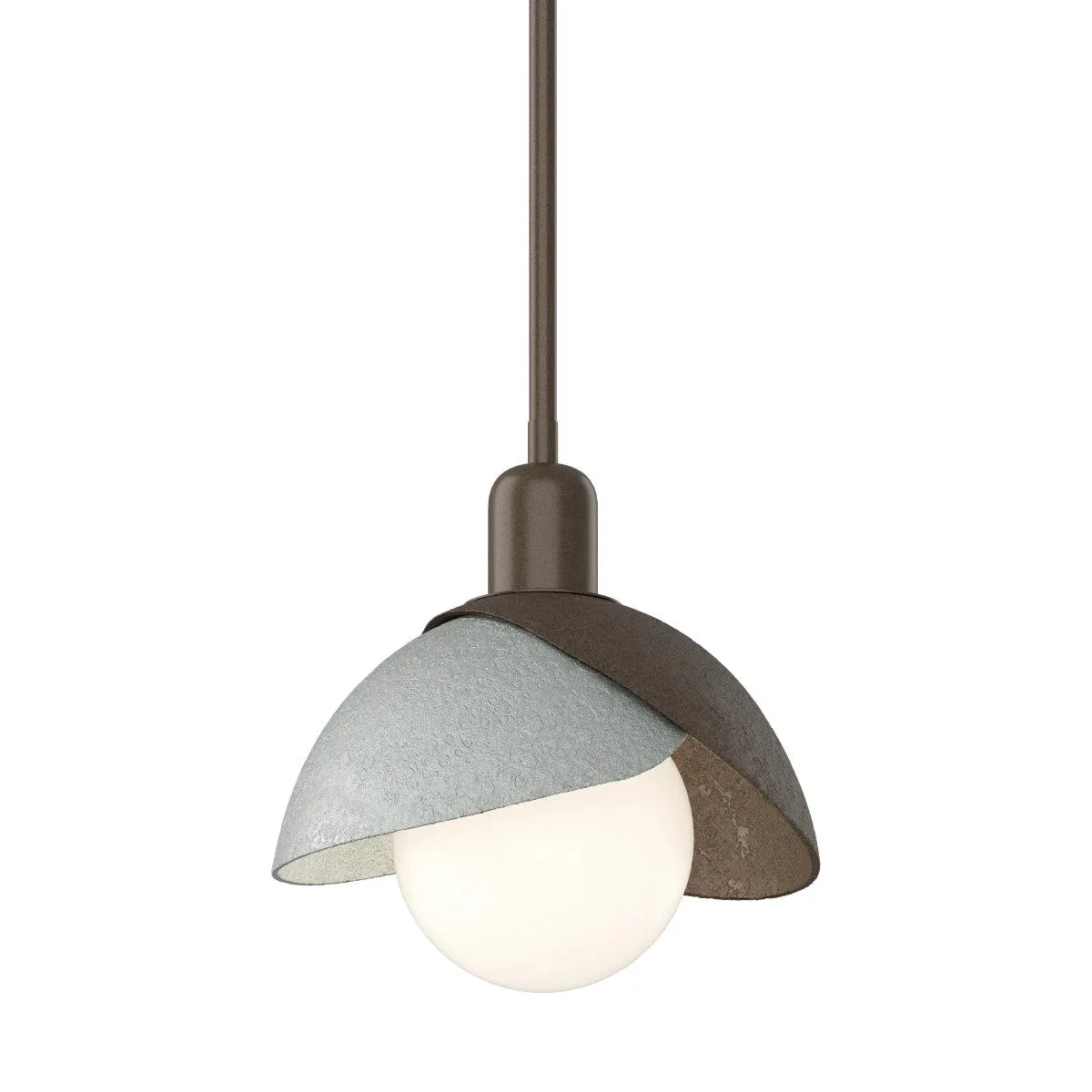 Brooklyn 9 in. Pendant Light Bronze Finish