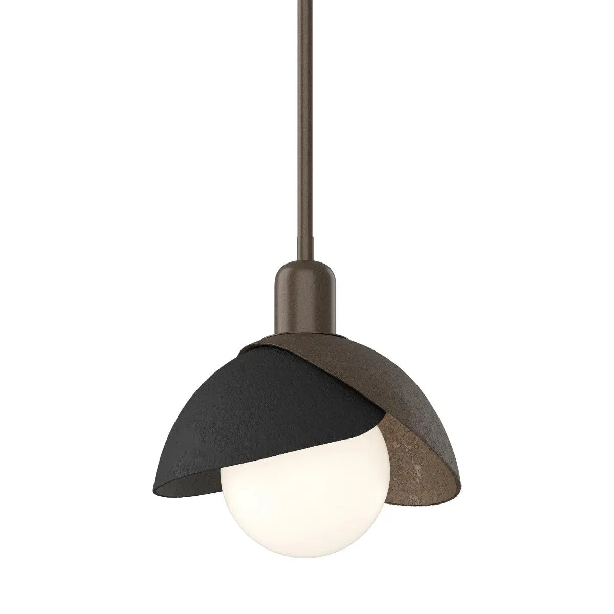 Brooklyn 9 in. Pendant Light Bronze Finish