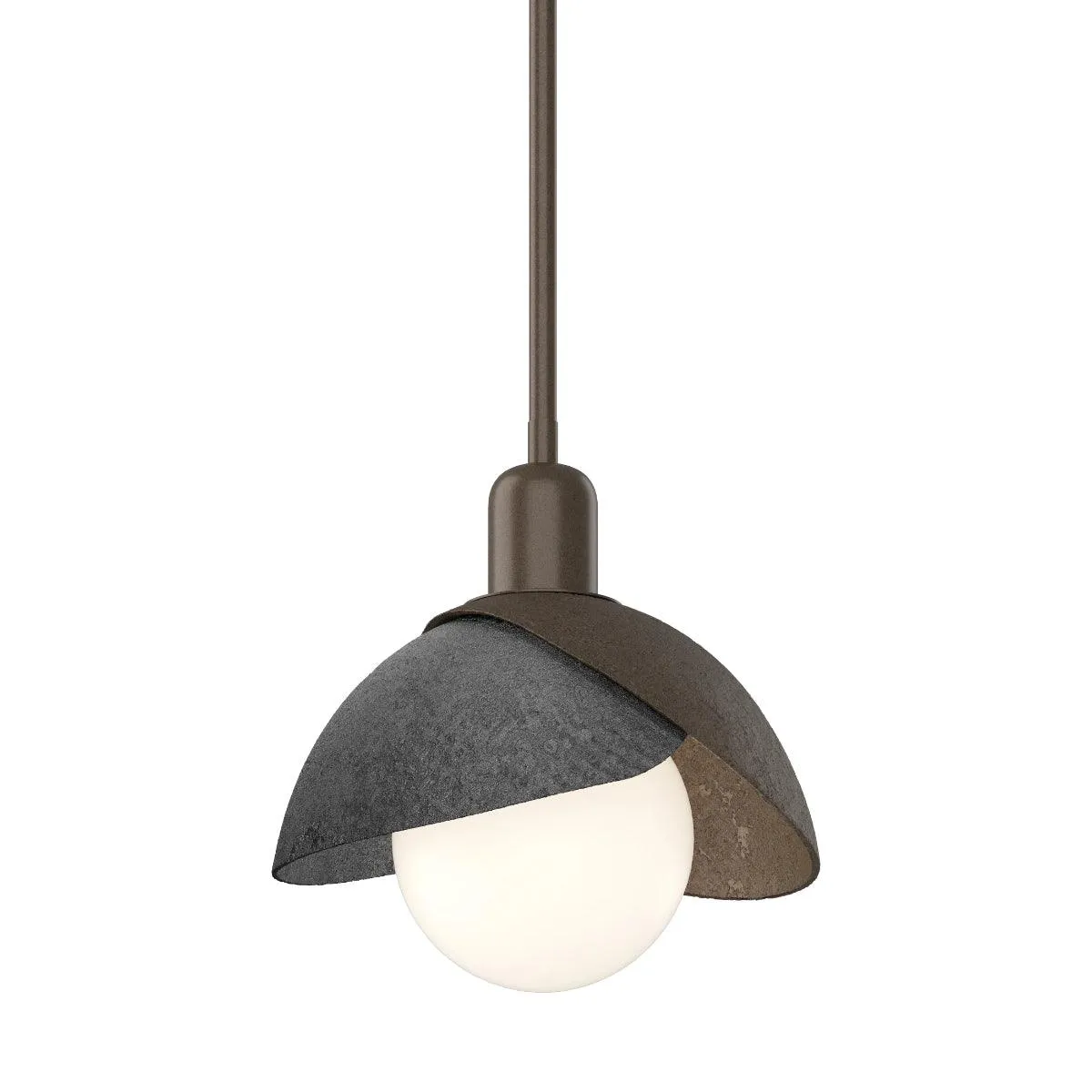 Brooklyn 9 in. Pendant Light Bronze Finish