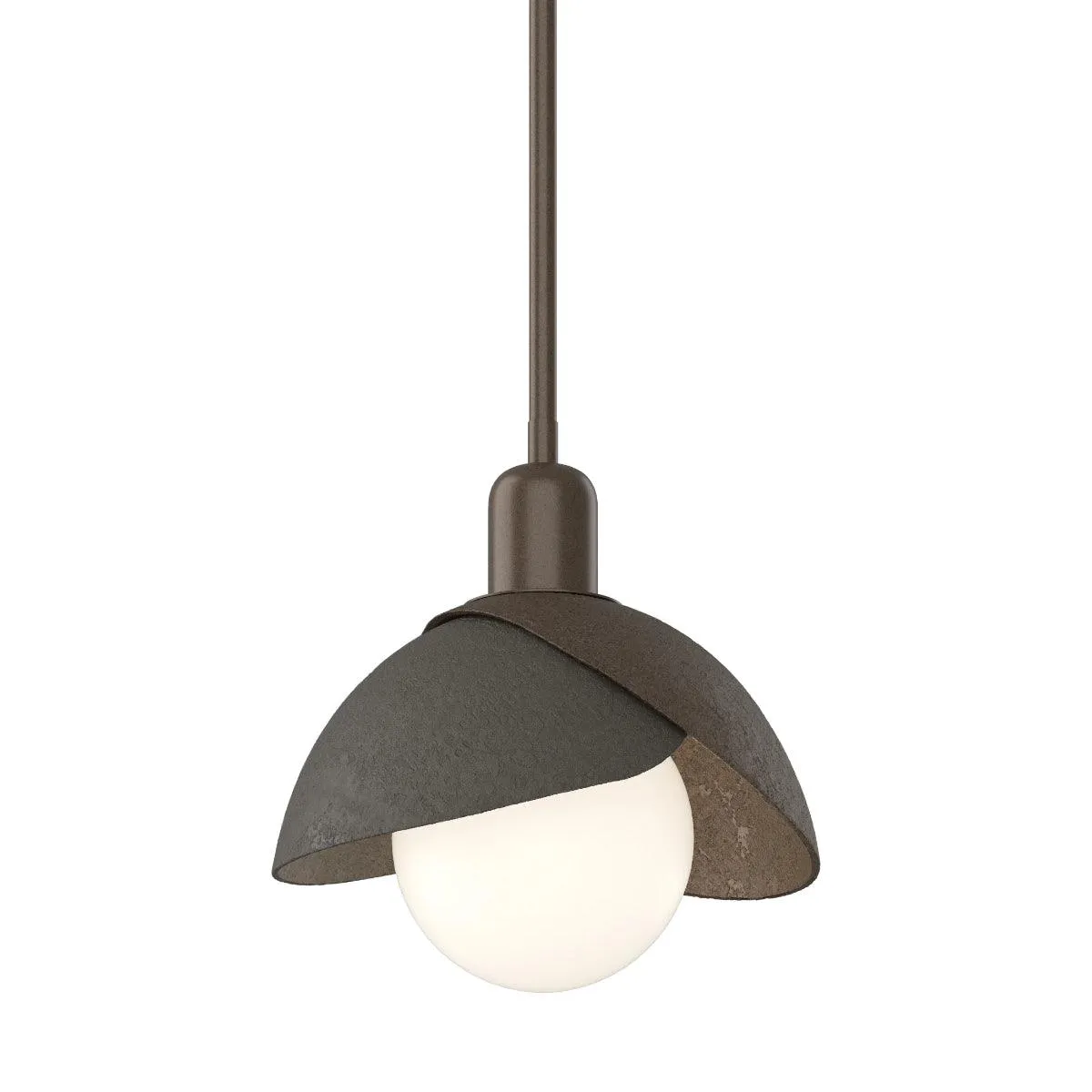 Brooklyn 9 in. Pendant Light Bronze Finish