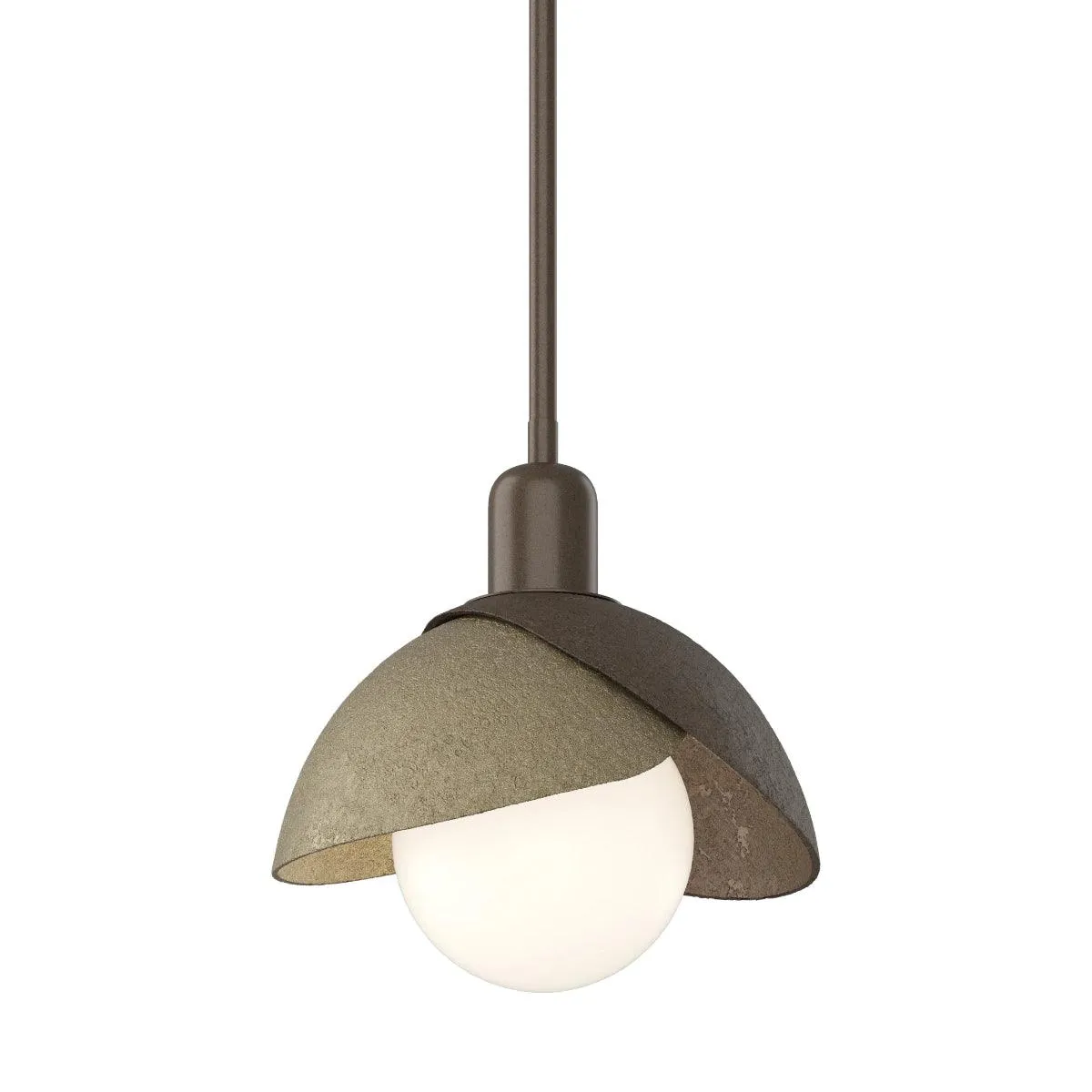 Brooklyn 9 in. Pendant Light Bronze Finish