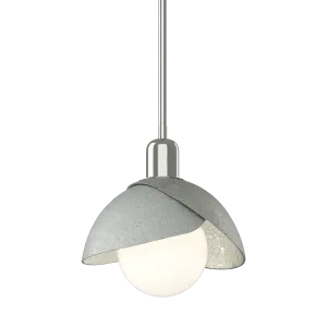 Brooklyn 9 in. Pendant Light Sterling Finish