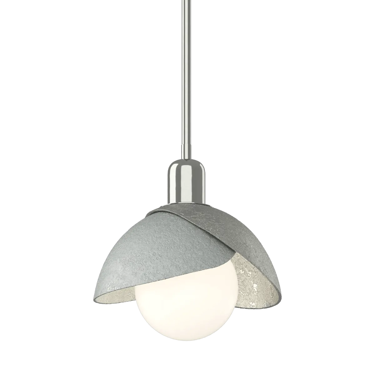 Brooklyn 9 in. Pendant Light Sterling Finish