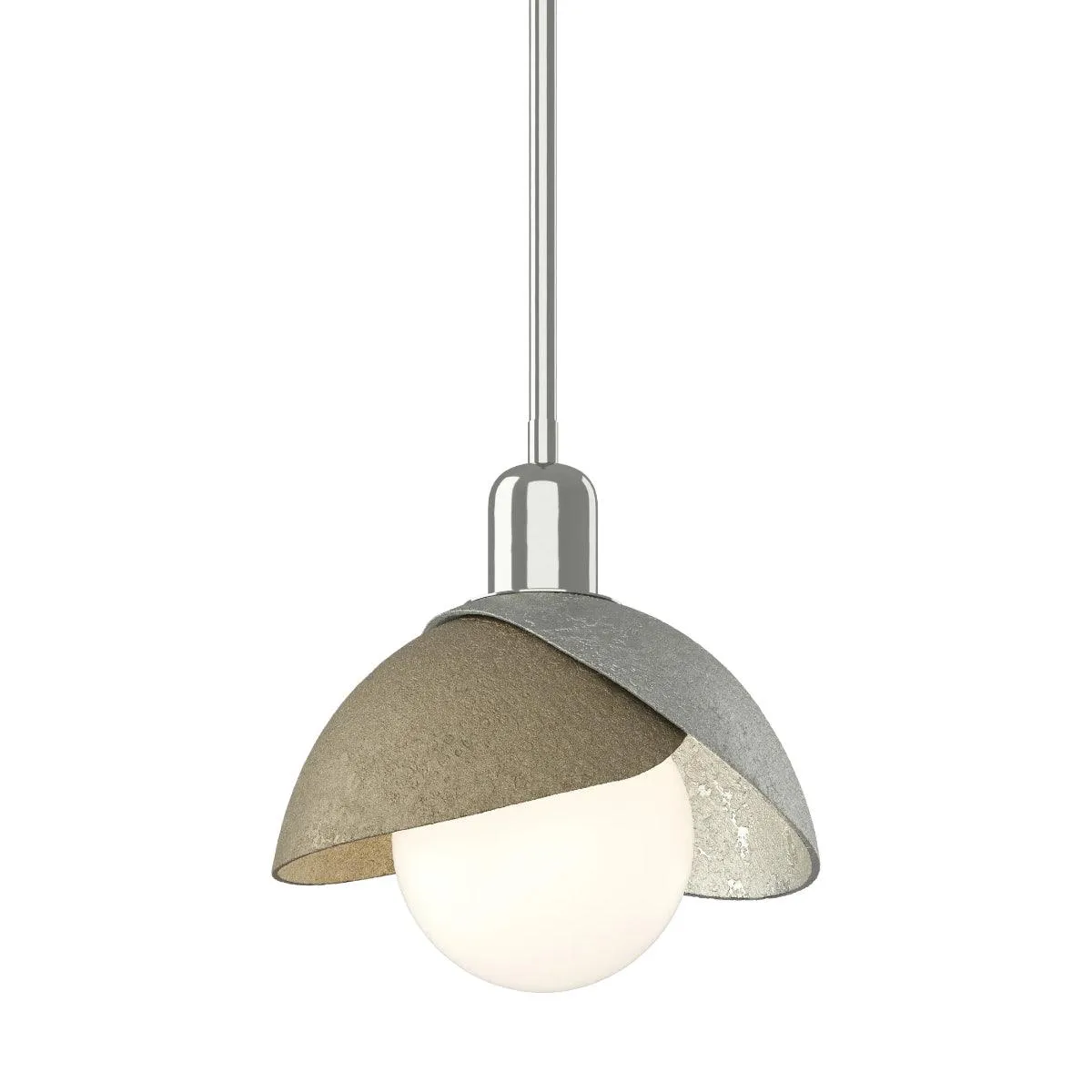 Brooklyn 9 in. Pendant Light Sterling Finish