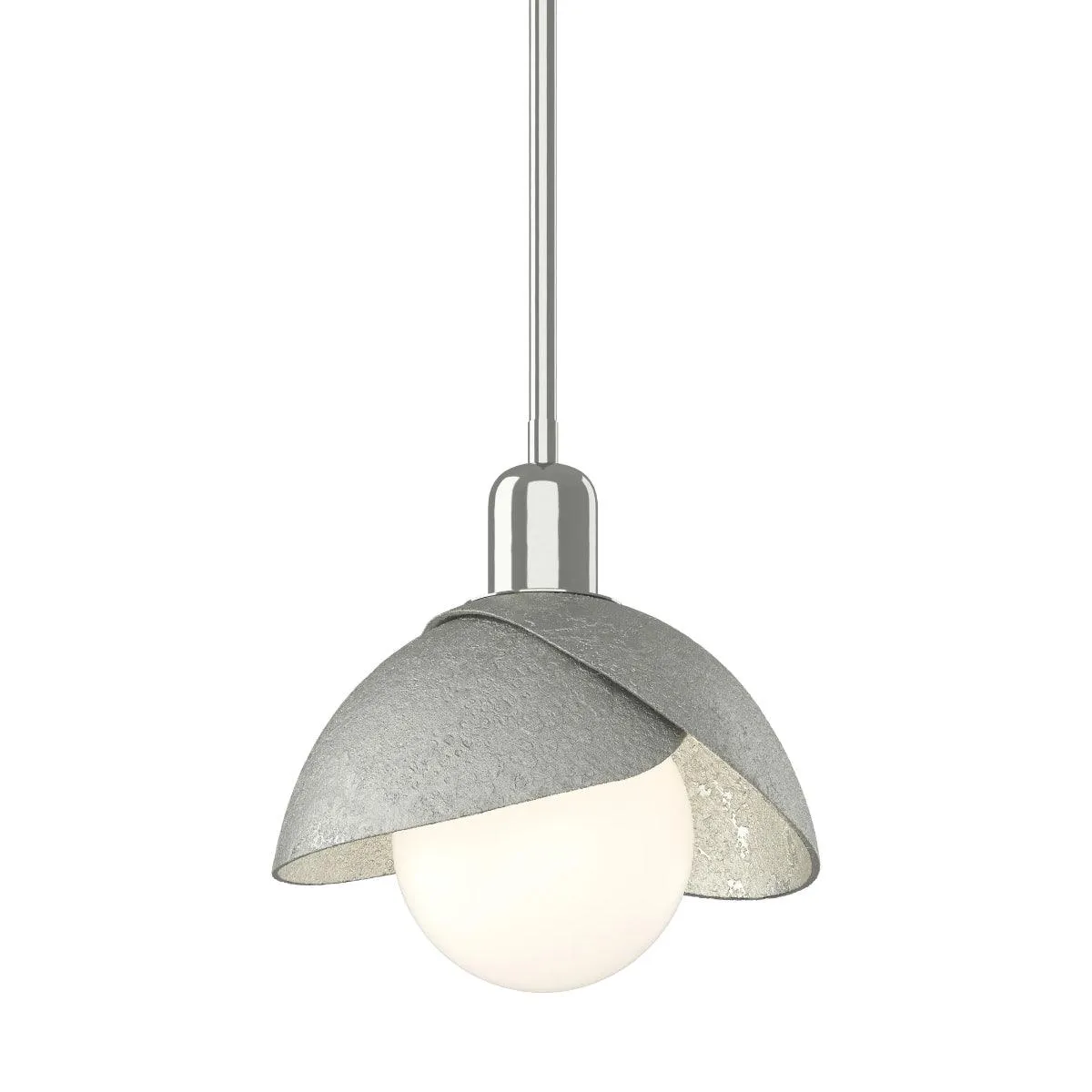 Brooklyn 9 in. Pendant Light Sterling Finish