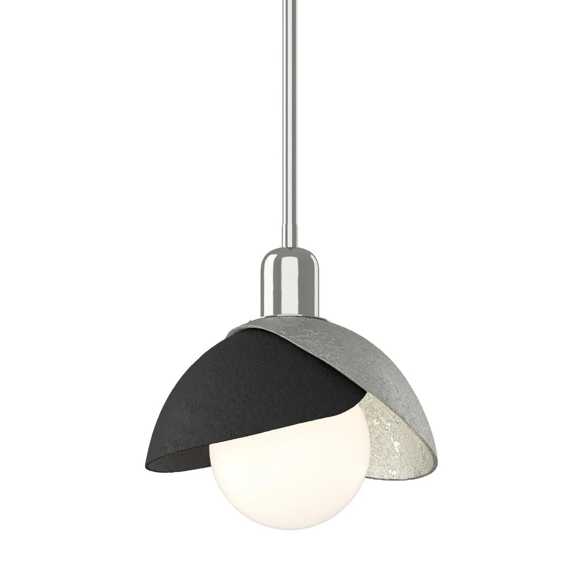 Brooklyn 9 in. Pendant Light Sterling Finish