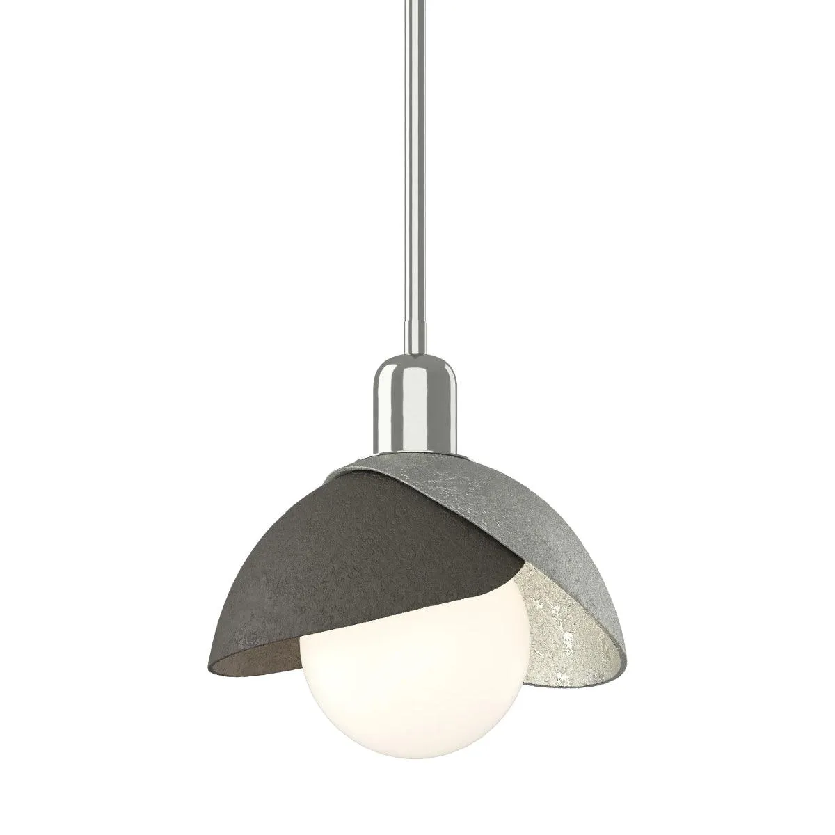 Brooklyn 9 in. Pendant Light Sterling Finish