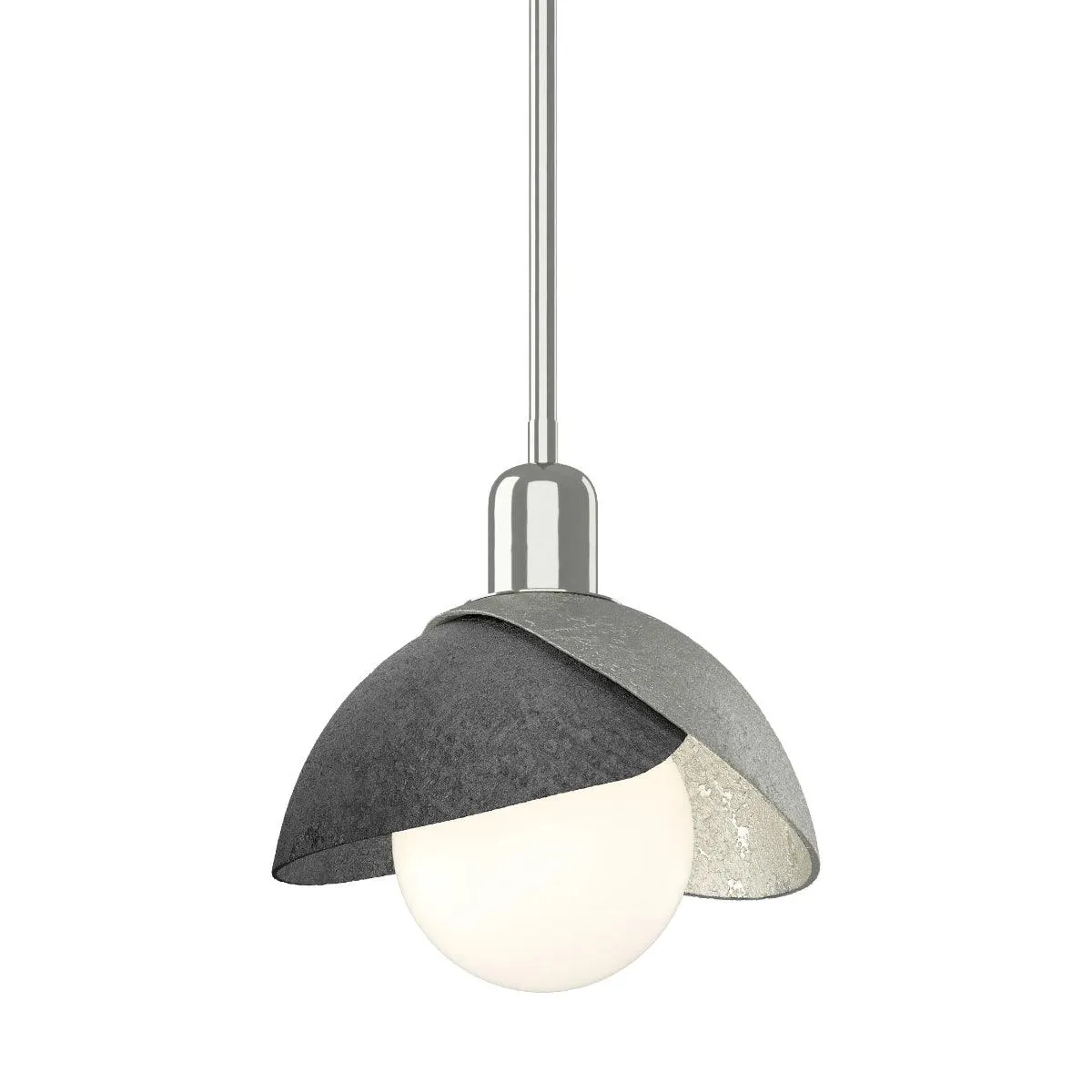 Brooklyn 9 in. Pendant Light Sterling Finish