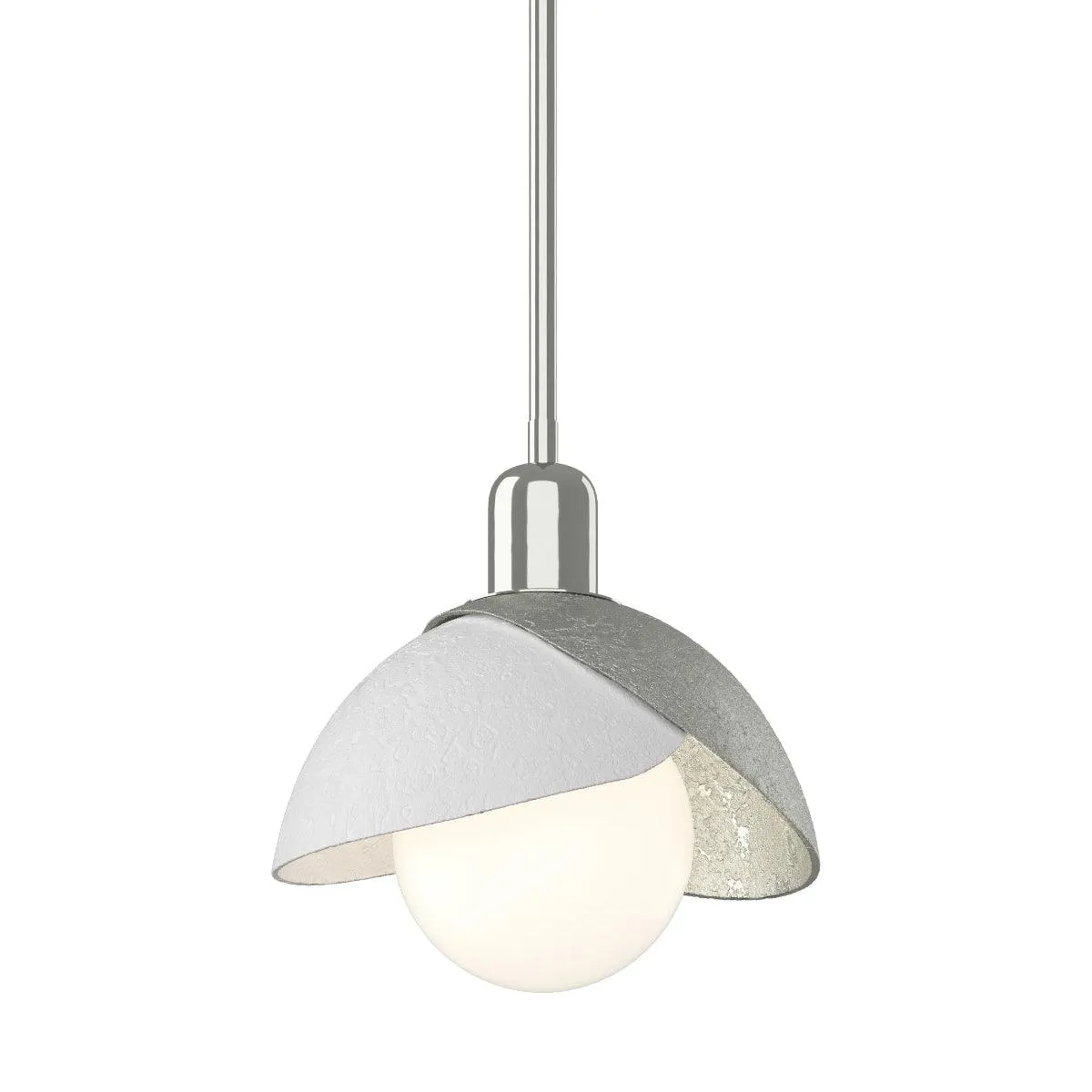 Brooklyn 9 in. Pendant Light Sterling Finish