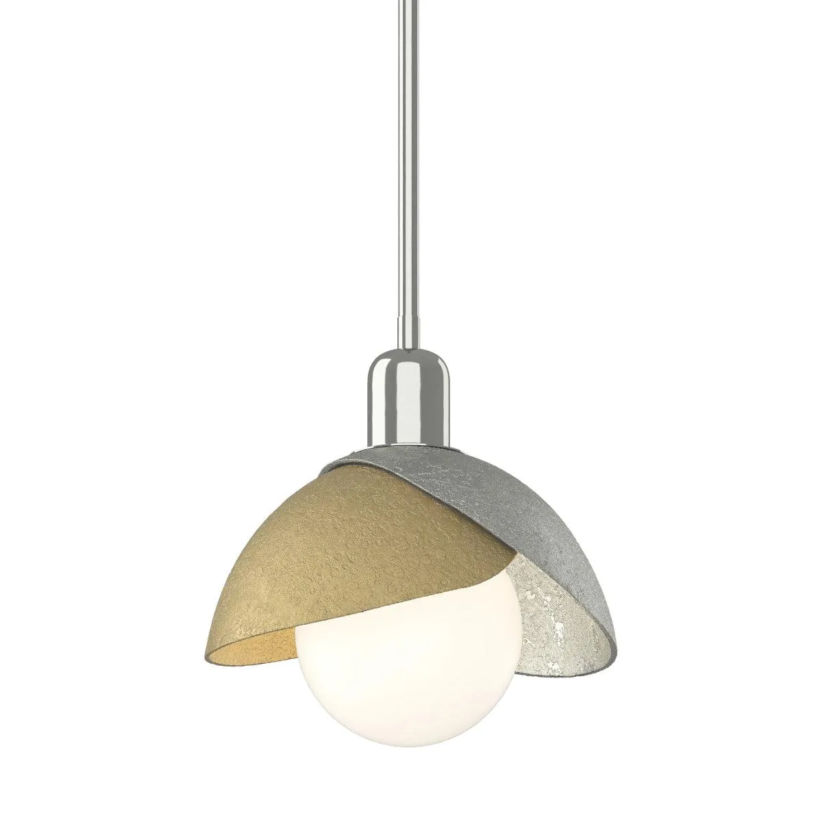 Brooklyn 9 in. Pendant Light Sterling Finish