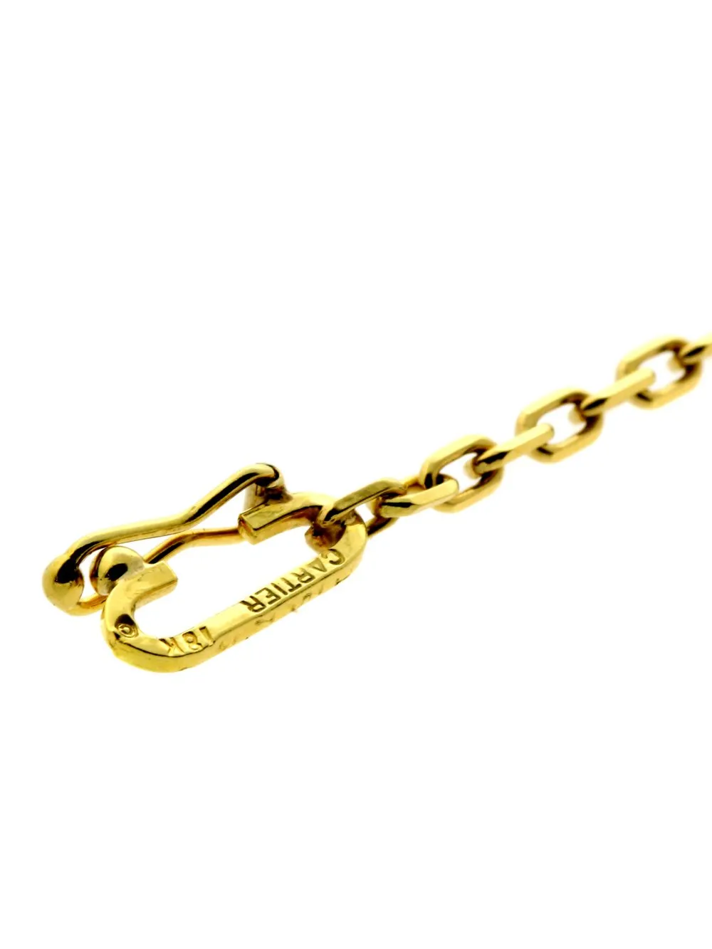 Cartier Double C Diamond Gold Necklace