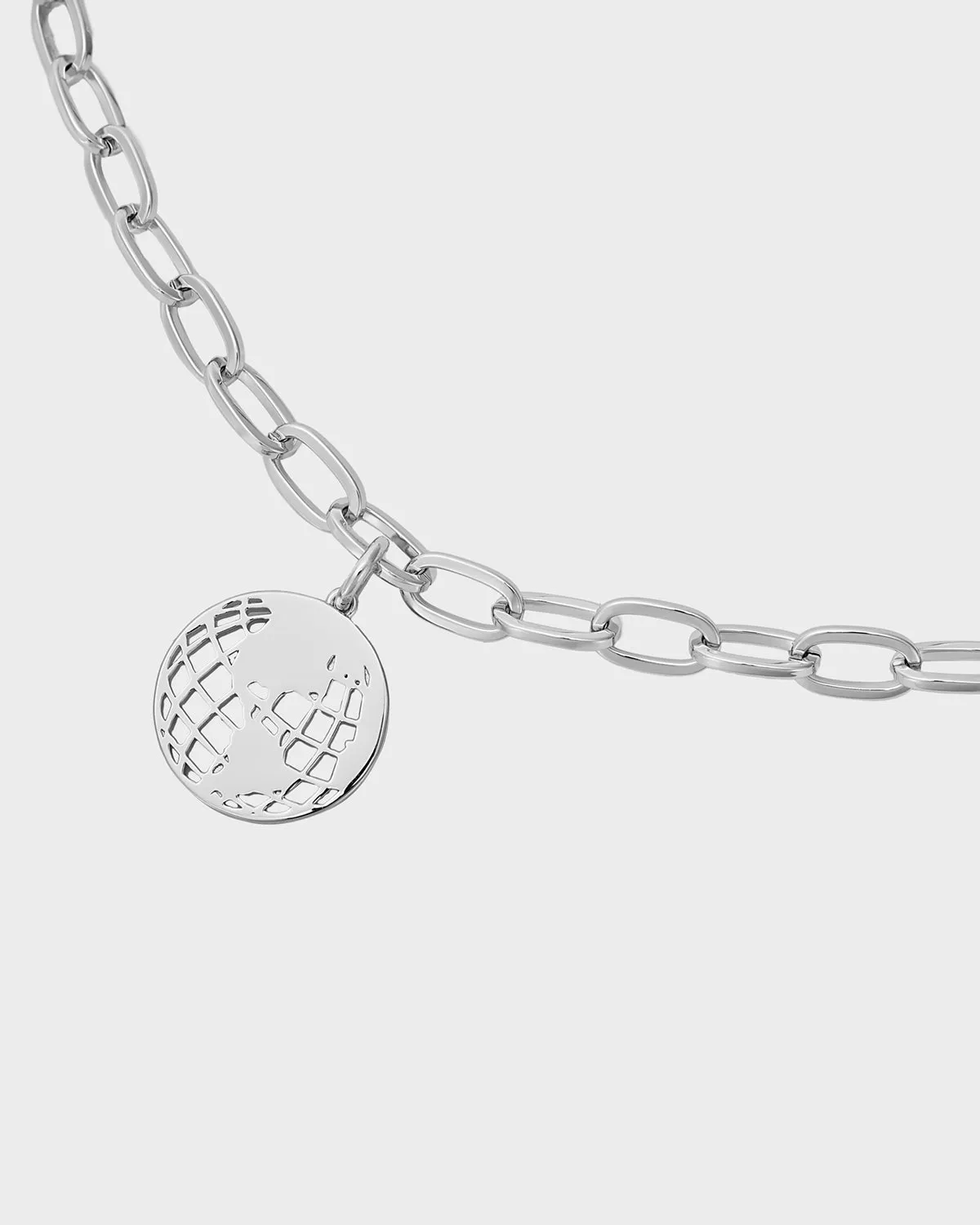 Charm Necklace in Silver