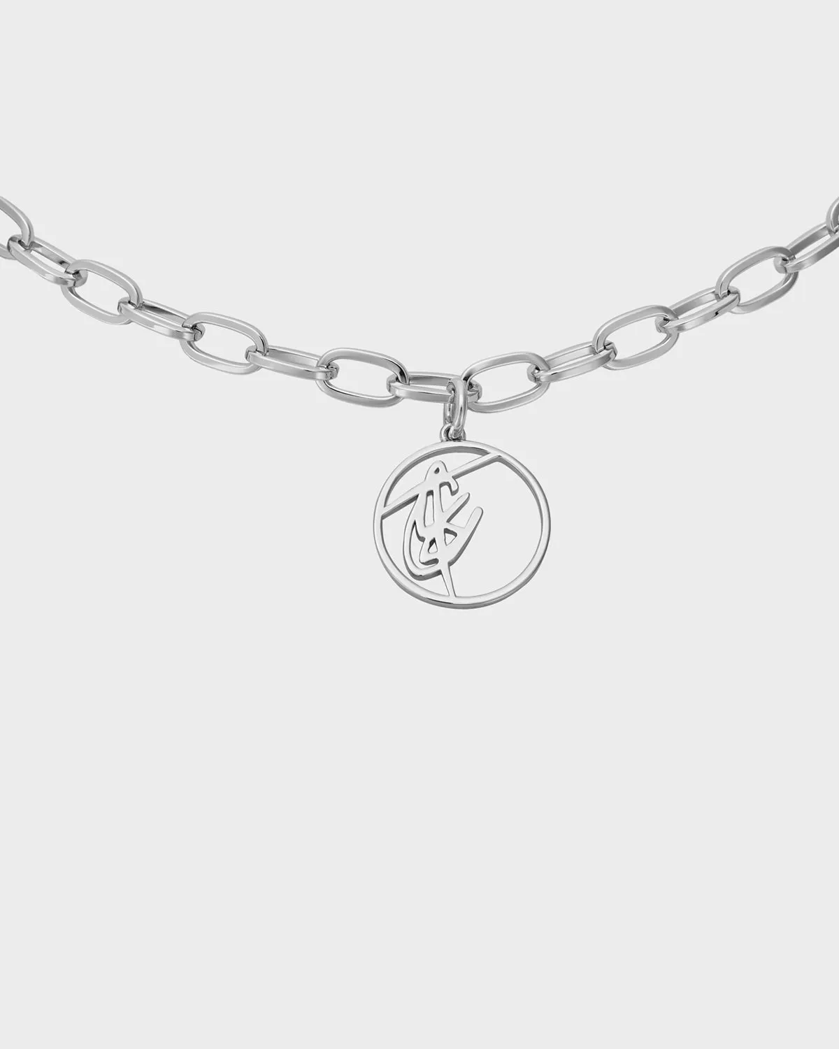 Charm Necklace in Silver