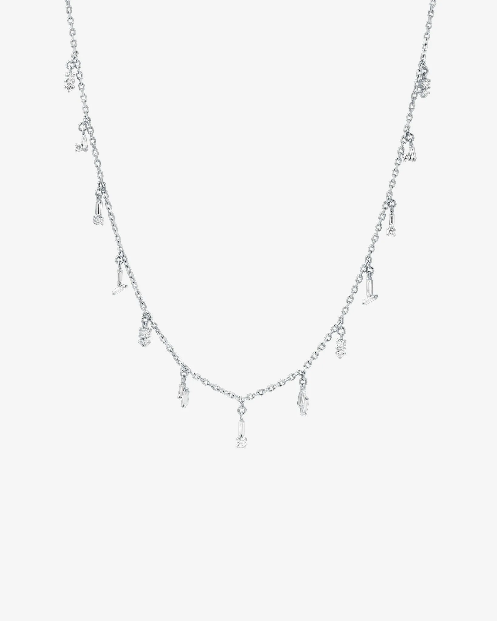 Classic Diamond Drop Necklace