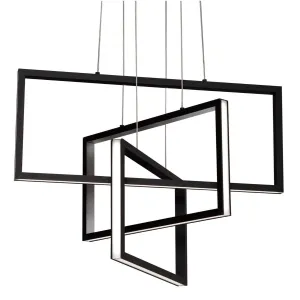 Cole 24 in. LED Pendant Light Black finish