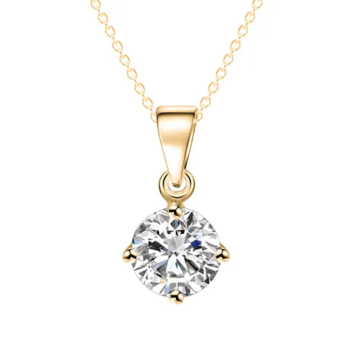 CZ Cubic Zirconia Pendant Necklace