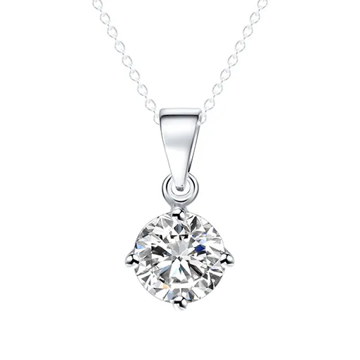 CZ Cubic Zirconia Pendant Necklace