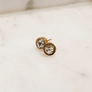 Daphine Diamond Stud Earrings - WATERPROOF