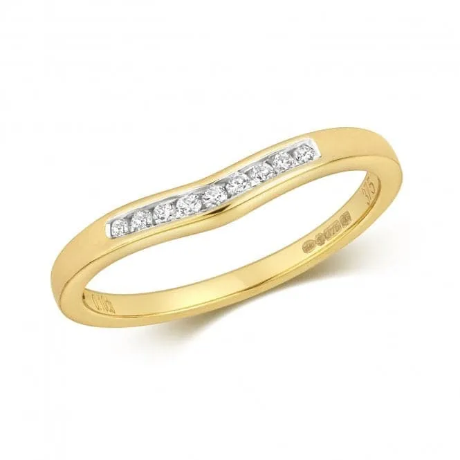 Diamond Jewellery 9ct Soft Wishbone Gold Rings RD383