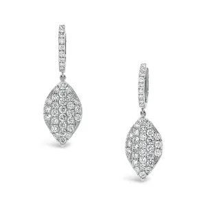 Diamond Simple Dangle Earrings