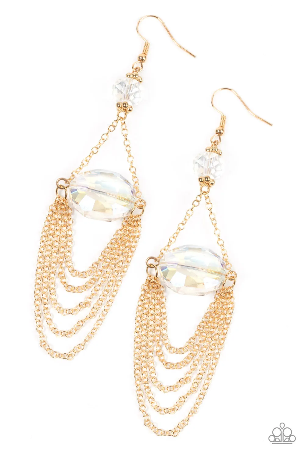 Earrings Ethereally Extravagant - Gold E531