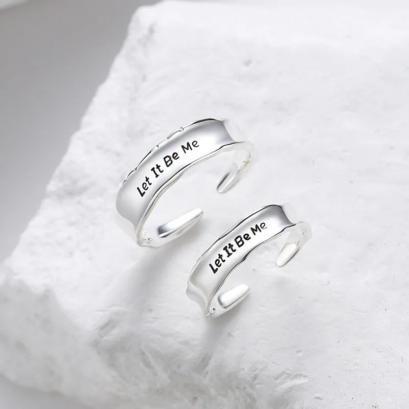 Engravable Matching Proposal Rings for Couples