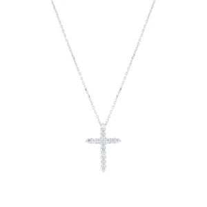 Faithful Cross Diamond Necklace 1/4ct